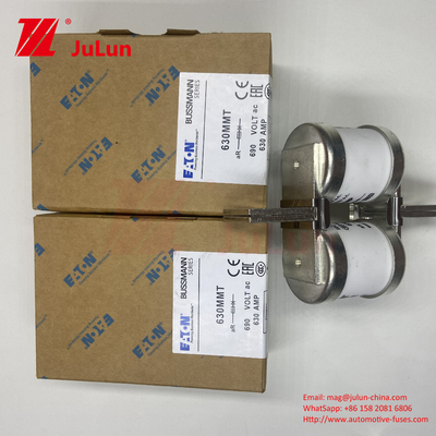 MUSSMANN 690V 630A Керамические медные автомобильные предохранители 630MMT Twin Flat Plate Bolt Type Fuse для защиты транспортного средства
