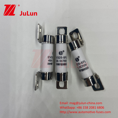 Керамическая трубка 14x51 15A 40A 50A EV325 FUSE 750VDC EV32520KA Керамические автомобильные болтовые предохранители 10A-50A ISO8820/JASO D622