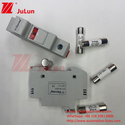 1000VDC 1500VDC 500VDC DIN Rail Солнечная панель DC 32 ампер Солнечный предохранитель с предохранителем для фотоэлектрической энергии