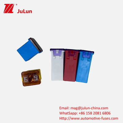 Маленький автомобильный квадратный предохранитель 32V 58V EV Средний электромобиль Автомобиль предохранитель лезвия терминал с 58V номинальным напряжением DC