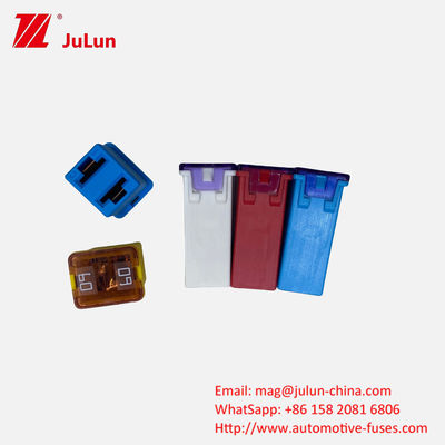 Маленький автомобильный квадратный предохранитель 32V 58V EV Средний электромобиль Автомобиль предохранитель лезвия терминал с 58V номинальным напряжением DC
