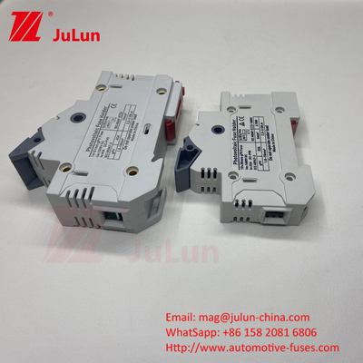 TUV DC Solar Fuse Fusible Holder Box Base DNPVF1-32 Защита солнечной системы 10x38MM 1000V GPV Быстрый удар Керамический DIN Rail