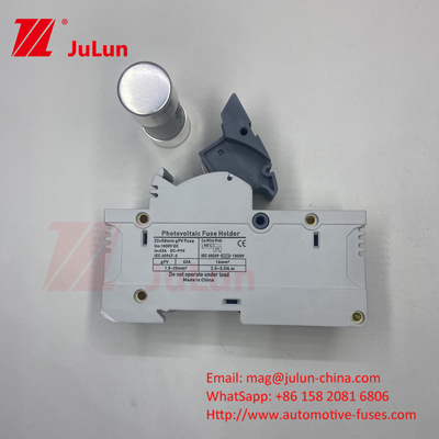 DIN Guide Fuse Holder 15A 1000VDC с дизайном керамического держателя предохранителя 14*85mm 32a 1000VDC Pv Fuse Holer