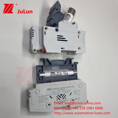 10*38мм gPV 1000VDC 32A FUSE Din Guide Fuse Holder для простой и безопасной установки