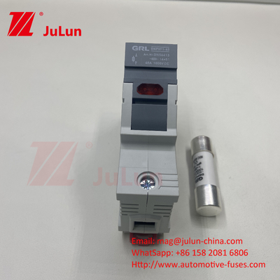 SeanRo Solar PV Din Rail Fuse Holder для предохранителя 10*38mm 1000V 15amp DC предохранитель 25A