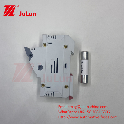 SeanRo Solar PV Din Rail Fuse Holder для предохранителя 10*38mm 1000V 15amp DC предохранитель 25A