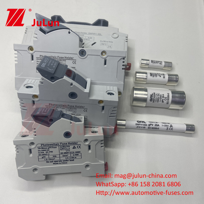 1000VDC 15A солнечный фотоэлектрический инверторный предохранитель для солнечной фотоэлектрической энергии