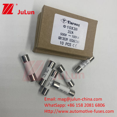 4A AC220V AC380V AC500V AC690V AC800V 1000V Солнечные фотоэлектрические предохранители 10 x 38mm 1000VDC Pv String Fuses UL TUV CE RoHS