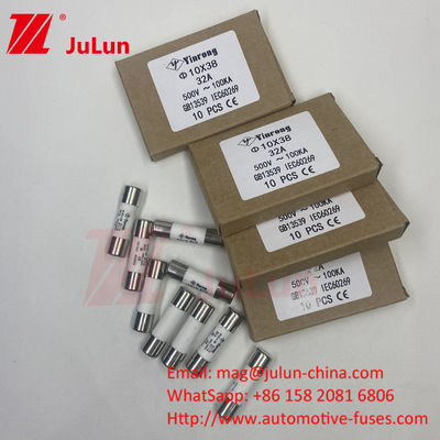 32А 10*38мм 15А 690VDC 1000VDC панель монтаж солнечный фотоэлектрический предохранитель для надежной защиты фотоэлектрической струны