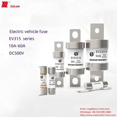 Серия EV315 Средние электромобильные винтовые предохранители 10-60A 500V 20kA пропускная способность