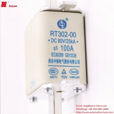 DC80V портативный электромобильный предохранитель RT302-00 для защиты системы питания