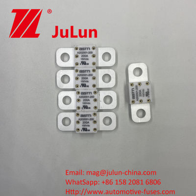 ASTM A202001-100A 150VDC Керамические автомобильные предохранители с кварцевым песком и золотой конструкцией