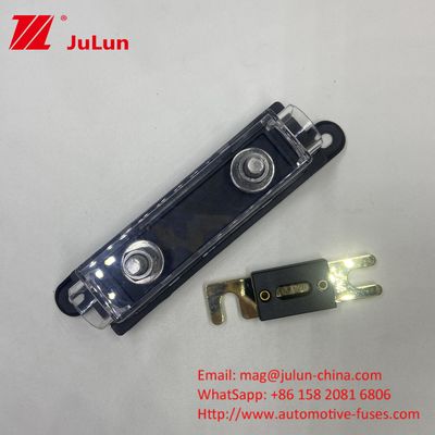 ANL Bolt Dust Proof Design Car Fuse Holder Черно-синий Прозрачное золото