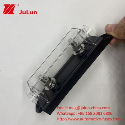 ANL Bolt Dust Proof Design Car Fuse Holder Черно-синий Прозрачное золото