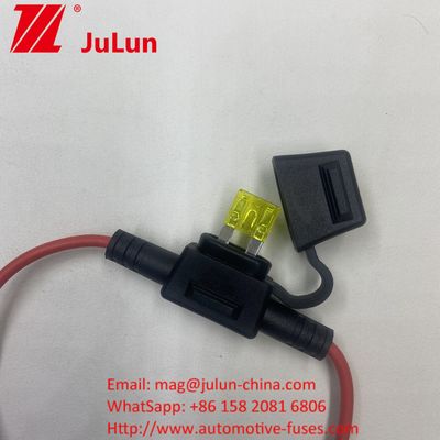 12V Автомобильный ATC Car Blade Fuse HolderTap In Line Mini Fuse Holder с проволокой калибра 10