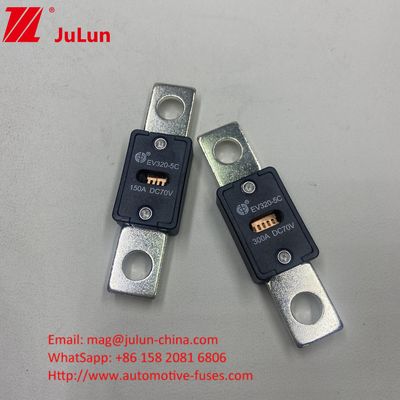 51 мм отверстие Автомобильные EV320*-5X 225A 70VDC предохранители 68*19*10mm 6KA пропускная способность для автомобилей высокой производительности