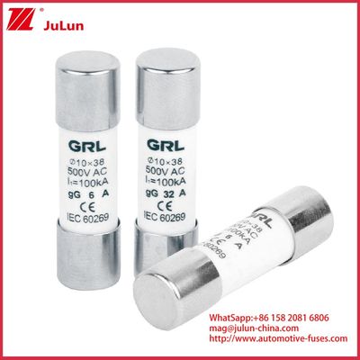 15A 1000VDC Fuse Link Solar GPV DC Fuse 10*38mm 32A Для защиты от электричества в фотоэлектрических системах для использования с корпусом предохранителя