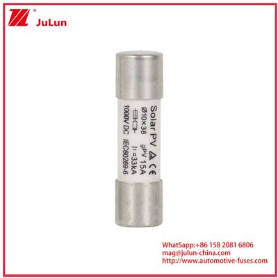 15A 1000VDC GPV Fuse 10*38 для солнечных энергетических систем IEC60269-6