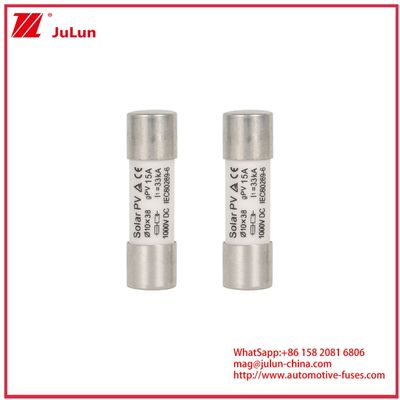 15A 1000VDC GPV Fuse 10*38 для солнечных энергетических систем IEC60269-6