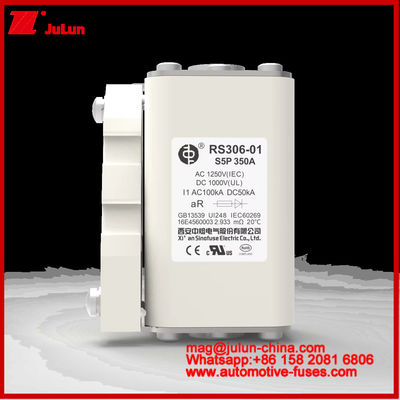 RS306-01-S5P 350A AC1250V DC1000V 50KA Квадратный каремический предохранитель высокий номинальный ток защиты от короткого замыкания