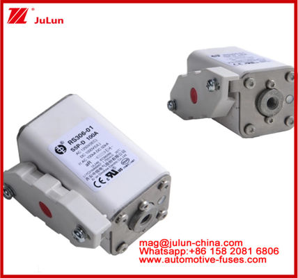 RS306-01-S5P-D 100A AC1250V DC1000V 50KA Квадратный керемический предохранитель, подходящий для электромобилей Система тяги Преобразование мощности Энергохранилище Бортовое зарядное устройство