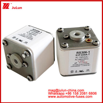 RS306-1 S1P-630A-T AC700 ((UL) Ar AC690V ((IEC) 200KV Квадратный каремический фиксированный электромобиль EV или HEV