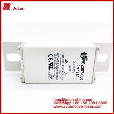 125A DC1000V 50KA AR Каремический трубчатый RSZ307-000 L2N предохранитель для защиты EV/HEV в автомобиле