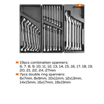 Универсальный набор инструментов в сундуке, 163 предмета