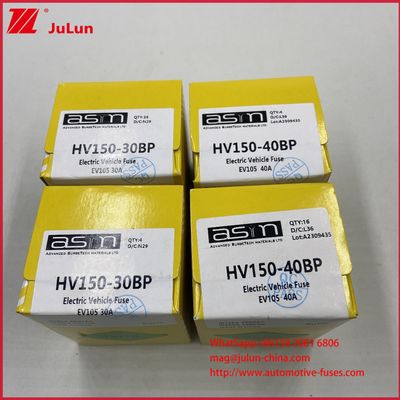 ASTM 15A 30A DC500V Защита предохранителем для электромобилей HEV в керамическом корпусе Bolt