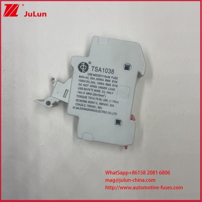 PV FUSE 10*38mm 30A 1000VDC 6 KV Номинальный импульс Выдерживать напряжение Солнечный фотоэлектрический предохранитель с высокой пропускной способностью 20kA