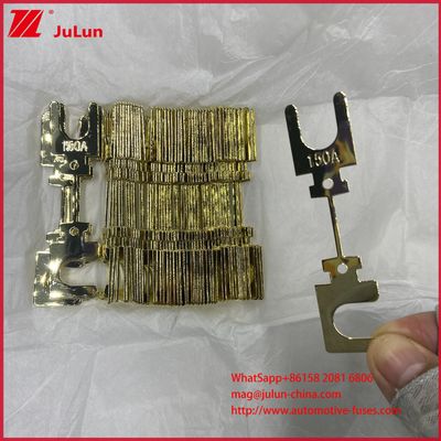 ANH ANL Медный цинковый сплав Плоский автомобильный предохранитель Автомобильный болтовой предохранитель 32V ANS Автомобильный предохранитель Штекер Автомобильные предохранители 20A 30A 40A 50A 60A 70A 80A 100A 125A 150A 175A 200A 32VDC ANS АВТОМОБИЛЬНЫЙ предохранитель