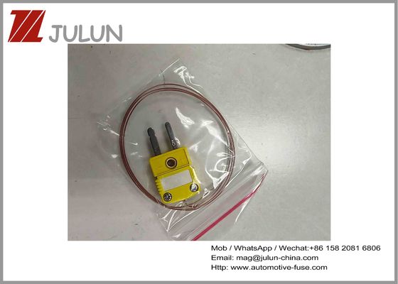 Тип соединитель соединителя термопары k ОМЕГИ желтый гнезда SMPW-K-M штепсельной вилки провода температуры измеряя