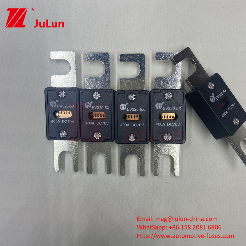 EV320-5C-400A-N 70VDC Чёрная медная автобледы предохранители для перегрузки и защиты от короткого замыкания