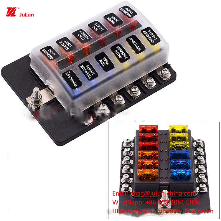 EU Standard Bolts And Bolt Fuses Автомобильные запасные части 30A-500A Хранитель предохранителя ANS Premium Fuse Holder -55.C-125.C с Bo
