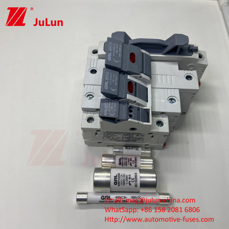 10*38мм gPV 1000VDC 32A FUSE Din Guide Fuse Holder для простой и безопасной установки