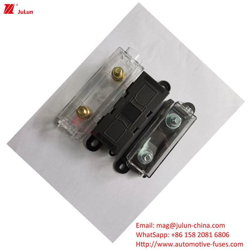 32V DIN Хранитель предохранителя 30A-500A EU UL Standard Copper Contact Plastic Housing Bolt Хранитель предохранителя