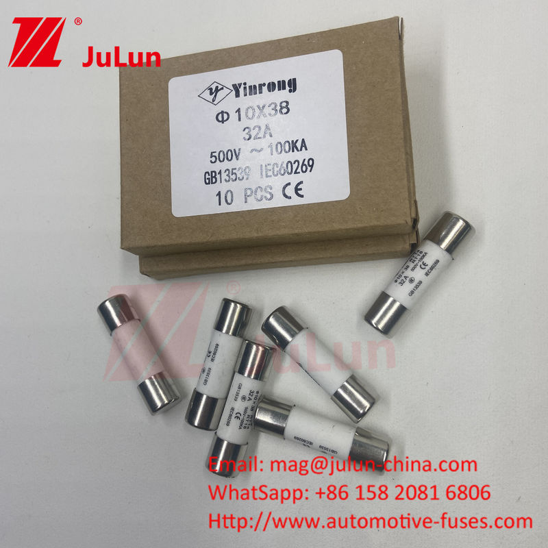 3А 10*38мм Керамический фотоэлектрический фитиль для фотоэлектрической системы AC220V AC380V AC50 0V AC690V AC800V