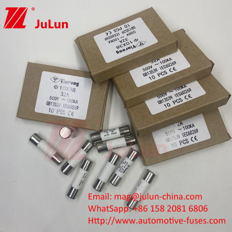 32А 10*38мм 15А 690VDC 1000VDC панель монтаж солнечный фотоэлектрический предохранитель для надежной защиты фотоэлектрической струны