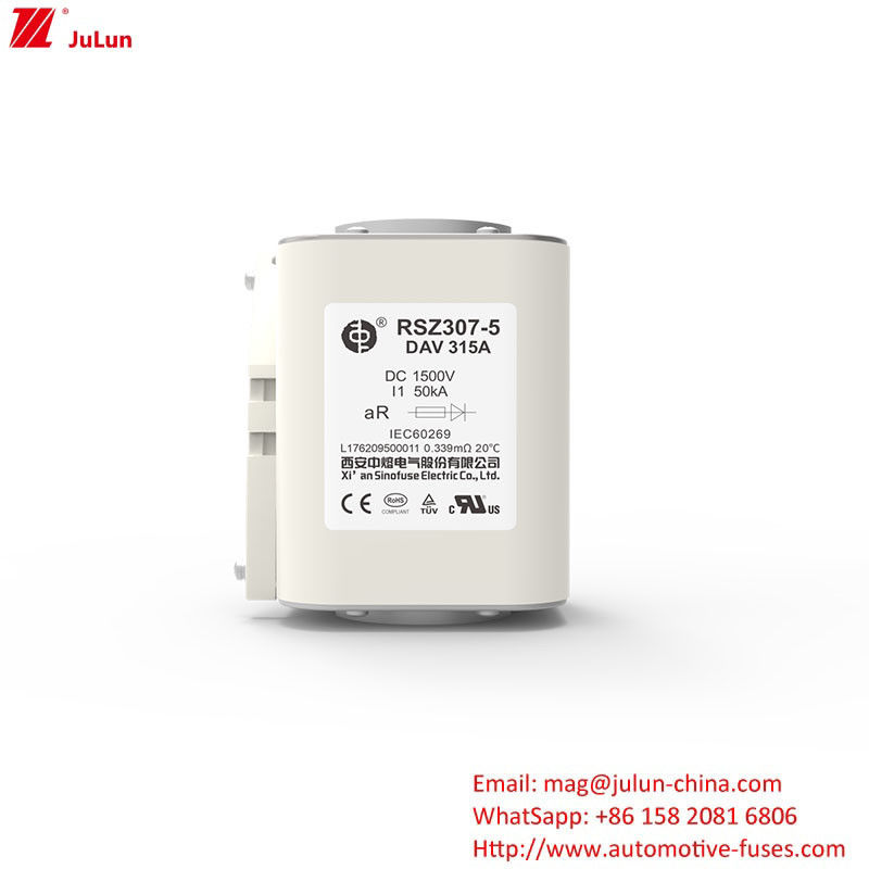 RSZ307-5-DAV 315A Ev зарядный адаптер совместим для 450A-1800A 1500VDC энергетического предохранителя