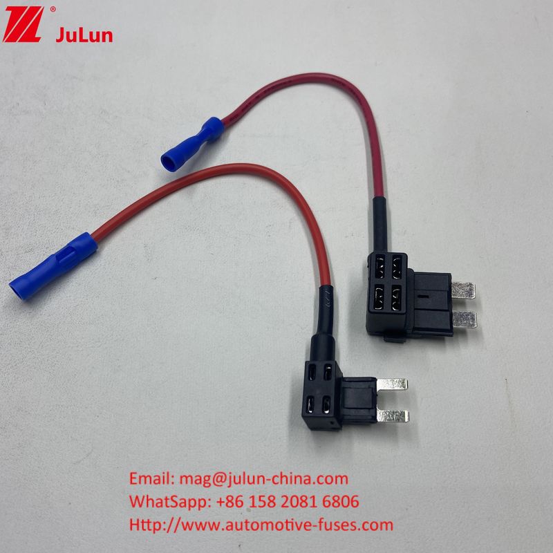 F3A 5A 10A 15A Кран предохранителя 16AWG Автомобиль Добавьте схему ACU Клинка предохранителя адаптера с держателем предохранителя для автомобилей Грузовики