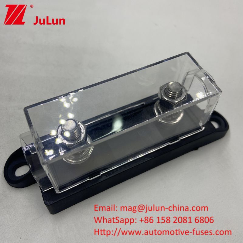 40A 50A 60A 70A 80A 100A 200A 250A 300A 400A 500A ANM Mega Bolt-Down Auto Fuse Holder Block с прозрачной изоляционной крышкой