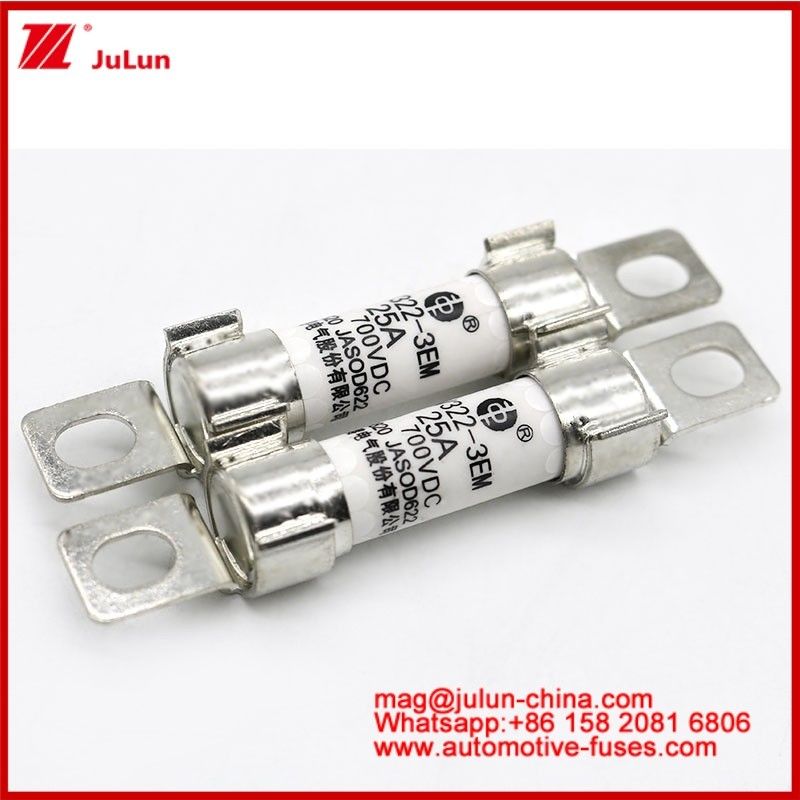 EV322 3EM 25A DC700V Системы тяги электромобилей EV или HEV Преобразование мощности Хранение энергии Бортовые зарядные устройства Застегнутая структура Трубчатые керамические предохранители