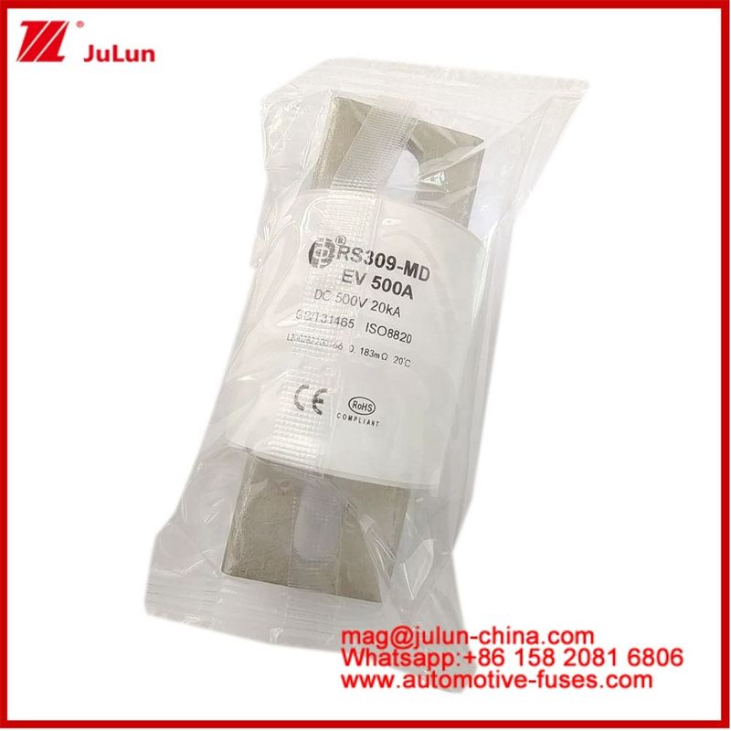Caremic 500A 500VDC RS309-MD Tubular 500VAC 200KA 50KA DC Использование электрического транспортного средства