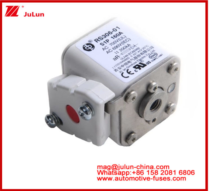 RS306-01-S1P160A AC700 ((UL) AR AC690V ((IEC) 200KV Квадратные керамические предохранители EV или HEV Маленький размер