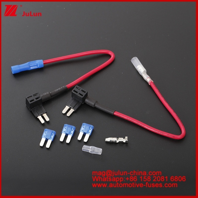 12V MINI SMALL MEDIUM Car Fuse Holder Add-A Circuit TAP Adapter Micro2/M2 Car Add-A Circuit Fuse Tap Adapter 16AWG 17-18cm Fuse Taps Holder Fuse Components For Automotive Автомобильные компоненты для автомобилей