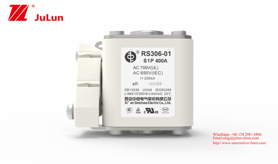 тип функция обломока взрывателя RS306-01-S1P электротранспорта 400A 690V автоматического возврата в исходное положение