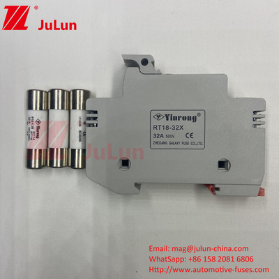 Профессиональный завод BYPV-18 1полюсный 16a 1000v Dc Din железнодорожный предохранитель с 1500v Dc предохранителем для солнечной энергии