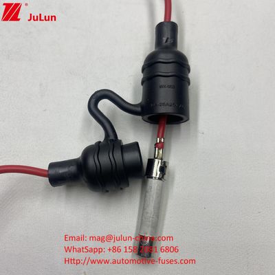 С UL Wire Cable IP68 водонепроницаемый встроенный держатель предохранителя Компоненты предохранителя для стеклянных керамических предохранителей 5 * 20 6 * 32 мм