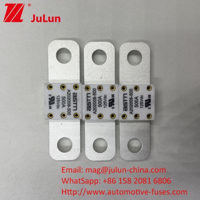 Керамический 250A 125VDC EV Battey Fuse для тяжелых применений