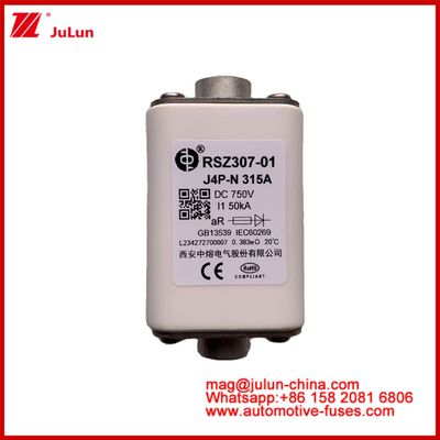Квадратная керамика RSZ307-01 J4P-N 315A 750VDC 50KA Зарядные устройства Проводные провода Автомобильные устройства Оборудование Тип соединения болта